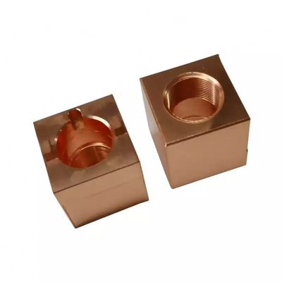 ISO9001 Certified Factory CNC Machining High Precision Small Block Brass CNC Prototype