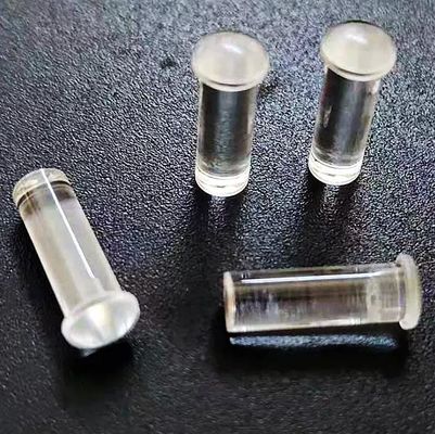 Led Light Guide Pipe Machining Transparent PC Material Round Head Light Guide Prototype