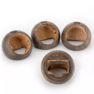 OEM Precision CNC Service Custom Wood Alarm Clock Shell Milling Wooden Prototype