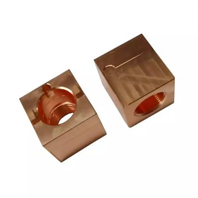 ISO9001 Certified Factory CNC Machining High Precision Small Block Brass CNC Prototype