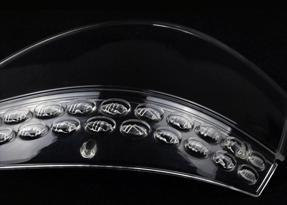 Custom Vacuum Casting Prototype High Polished Transparent Car Lamp